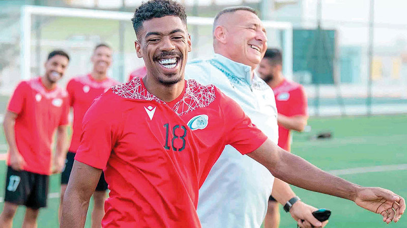 جانب من تحضيرات بني ياس.  من المصدر