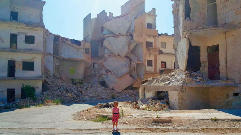 إدلب المنطقة الوحيدة في شمال غرب سورية التي تسيطر عليها المعارضة ولم يخمد فيها الصراع.  أرشيفية