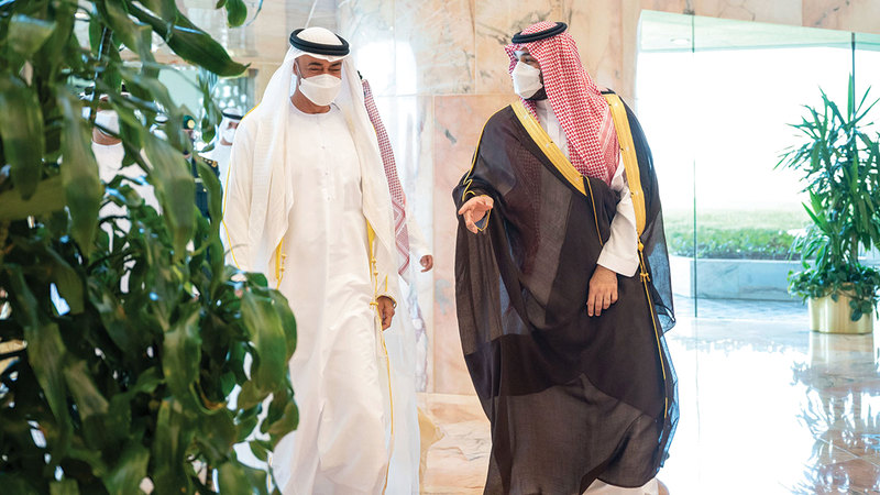 محمد بن زايد للسعودية زيارة تفاصيل زيارة