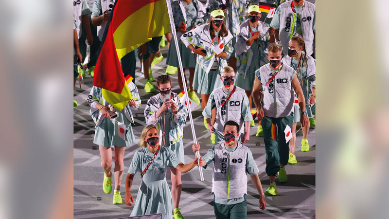 الوفد الألماني.   رويترز