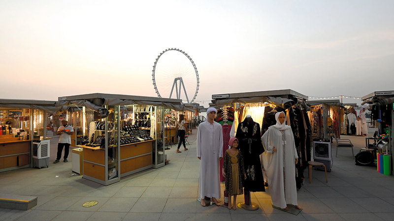 «مفاجآت صيف دبي 2021» تقدم لسكان المدينة وزوارها عروضاً ترويجية متميزة وفعاليات وأنشطة ترفيهية.  تصوير: باتريك كاستيلو