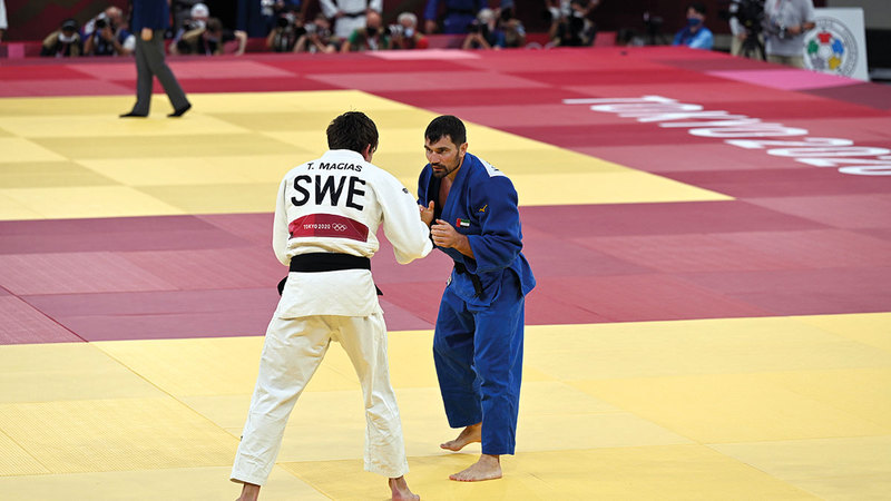 فيكتور سكرتوف يخسر لقاءه الافتتاحي في الجودو.   من المصدر