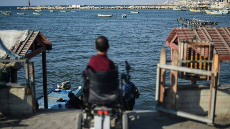 أصحاب الهمم في غزة يواجهون وضعاً صعباً.   الإمارات اليوم