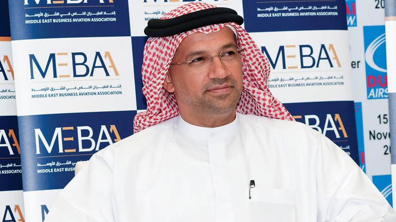 علي النقبي: &laquo;مبنى الطيران الخاص في (دبي الجنوب) مخصص للطائرات الخاصة، ويمتاز بطاقة استيعابية كبيرة&raquo;.