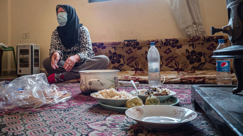 «فوزية» لم تذق طعم اللحم منذ سنة.  من المصدر