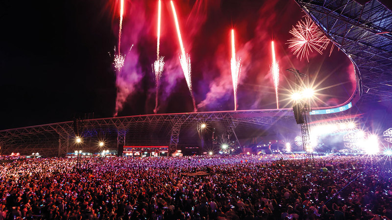 الفعاليات الحية تتميز بتفاعل وحماسة الجمهور.   أرشيفية