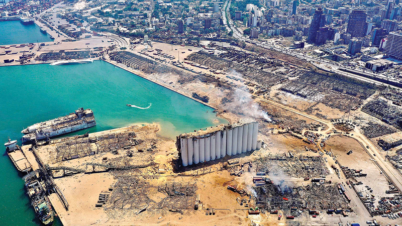 انفجار مرفأ بيروت كشف العجز الكامل للنخبة السياسية.  أرشيفية
