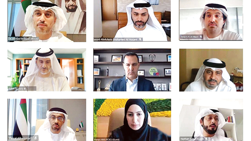 مجلس الإمارات للسياحة عقد اجتماعه الثالث عبر المنصات الافتراضية.   من المصدر