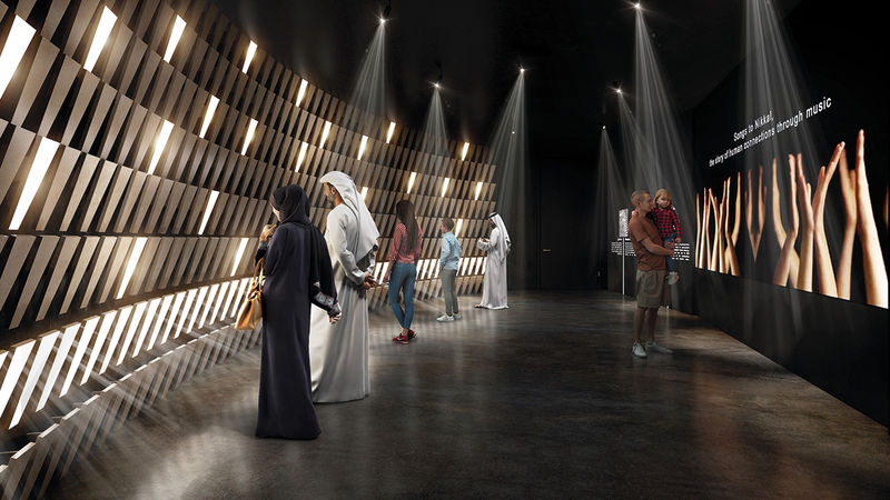 يجري العمل حالياً على مدار الساعة لإنهاء اللمسات الأخيرة للجناح تحضيراً للافتتاح.   من المصدر