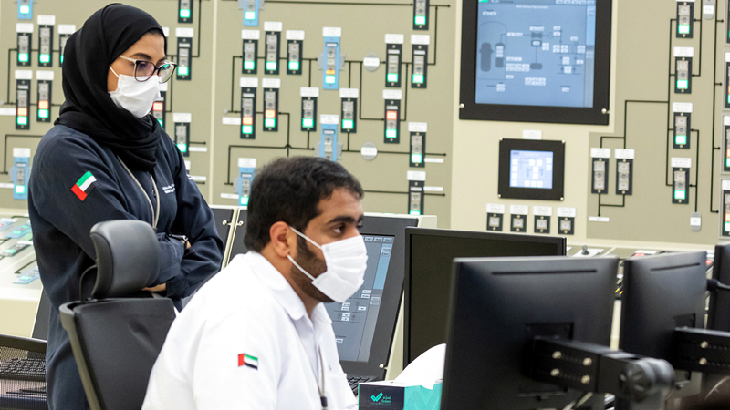 نسبة تمثيل المرأة الإماراتية في القطاع النووي بالإمارات تصل إلى 20% من إجمالي القوى العاملة.  من المصدر