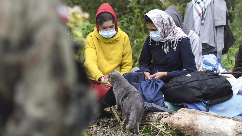 قضية المهاجرين من أهم المشكلات الضاغطة على أوروبا.  أرشيفية