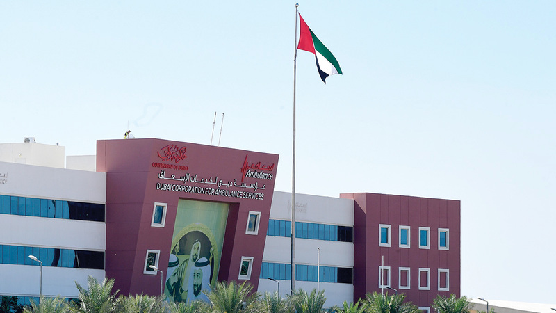 «إسعاف دبي» ستستقبل «إكسبو 2020»، وهي في أتمّ الجاهزية والاستعداد.  تصوير: باتريك كاستيلو