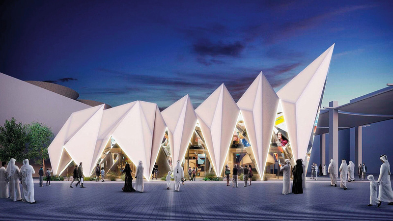 زوّار الجناح سيتفاعلون مع مشروعات المبتكرين العالميين.  من المصدر