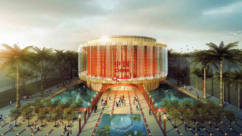 الجناح الصيني أحد أكبر الأجنحة المشاركة في المعرض على مساحة تتجاوز الـ4600 متر مربع.   من المصدر