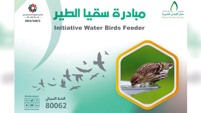 «سُقيا الطير» توفر 500 سقاية متنوعة.    من المصدر