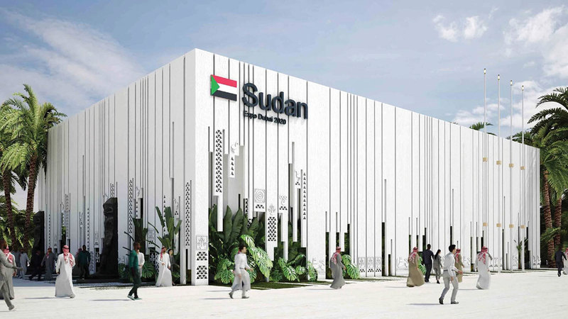 يقام جناح السودان في المعرض تحت شعار «السودان أرض الفرص اللامتناهية».  من المصدر