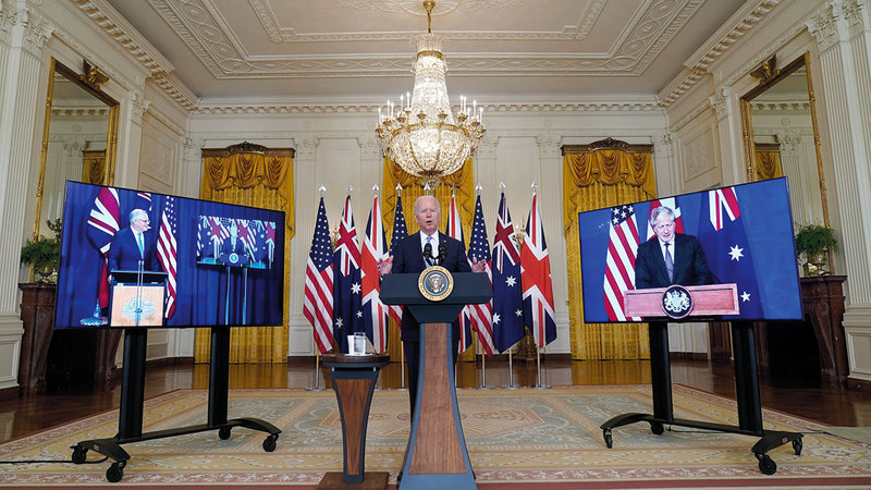 أميركا وبريطانيا وأستراليا تفاوضت بشأن صفقة الغواصات سراً.   أرشيفية