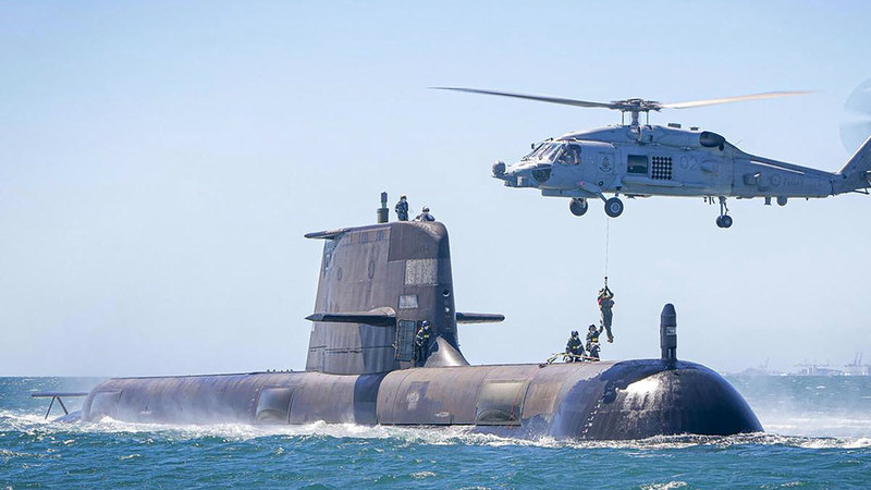 نيوزيلندا تمنع الغواصات النووية الأسترالية من الدخول إلى مياهها. 	 أرشيفية