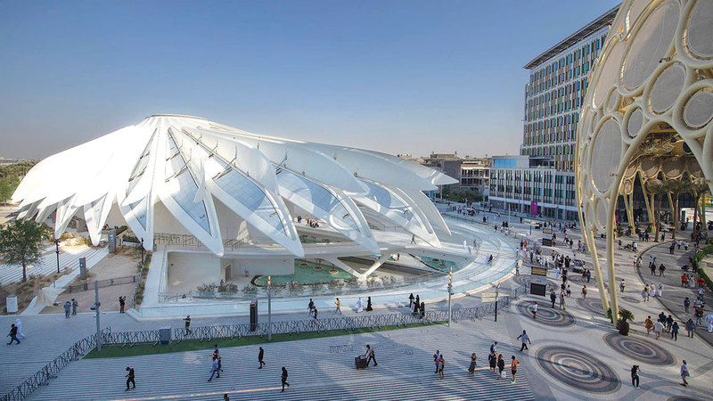 جناح الإمارات إنجاز حضاريّ استثنائي يضاف إلى سجّل الدولة الحافل.   من المصدر