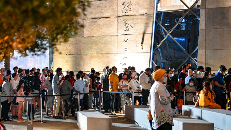 إقبال لافت شهدته الأجنحة في «إكسبو 2020 دبي».  تصوير: أشوك فيرما