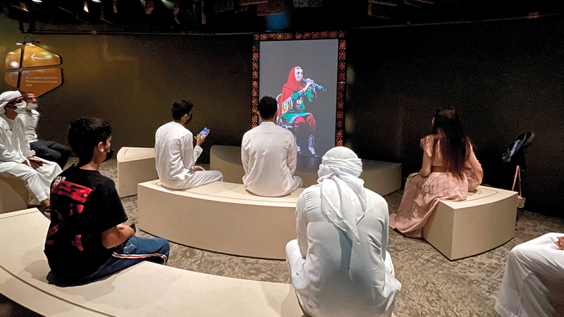 المقطوعة الأوركسترالية تحمل اسم «أسطورة وادي حوجر».   الإمارات اليوم