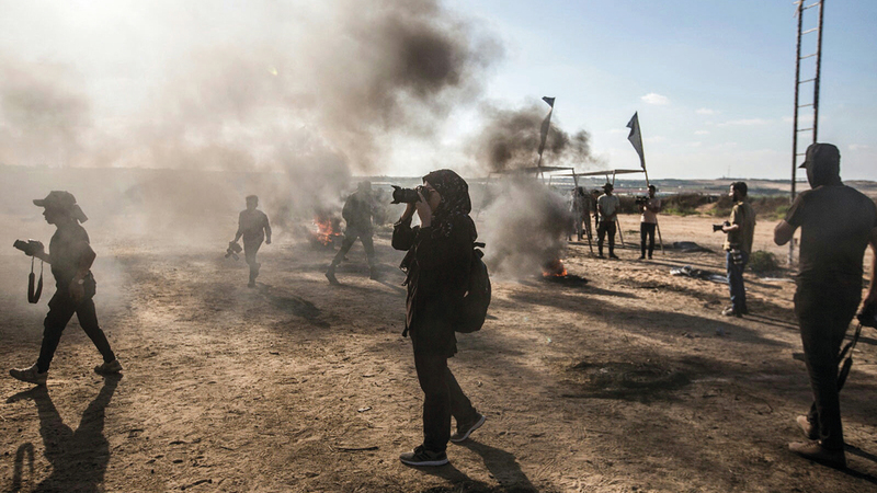 شبير تتقدم الصفوف في مناطق الصراع.   غيتي