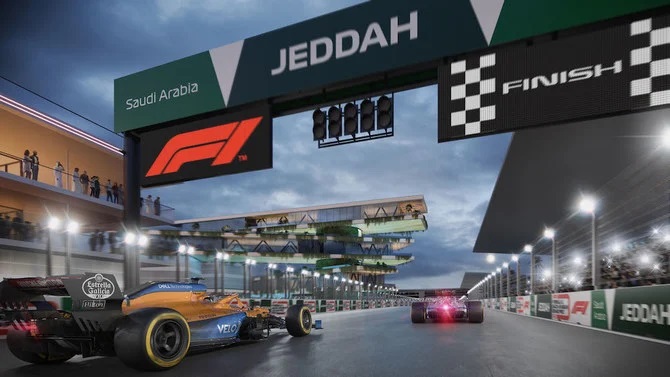 صورة حضور جماهيري كامل متوقع لسباق “فورمولا 1” في السعودية