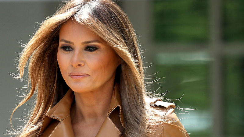 ميلانيا ترامب كانت من أكثر السيدات الأُوَل هدوءاً في التاريخ الأميركي الحديث.   غيتي