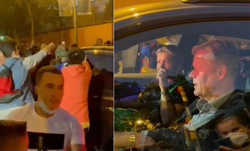 صورة لحظة اعتداء جمهور برشلونة على كومان بعد الهزيمة من مدريد.. والإدارة ترد بقوة (فيديو)