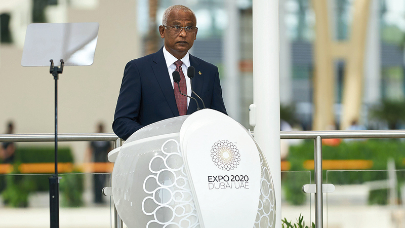 رئيس المالديف: «المالديف تتبنى خريطة طريق طموحة لإعادة إنعاش الاقتصاد إثر الجائحة».