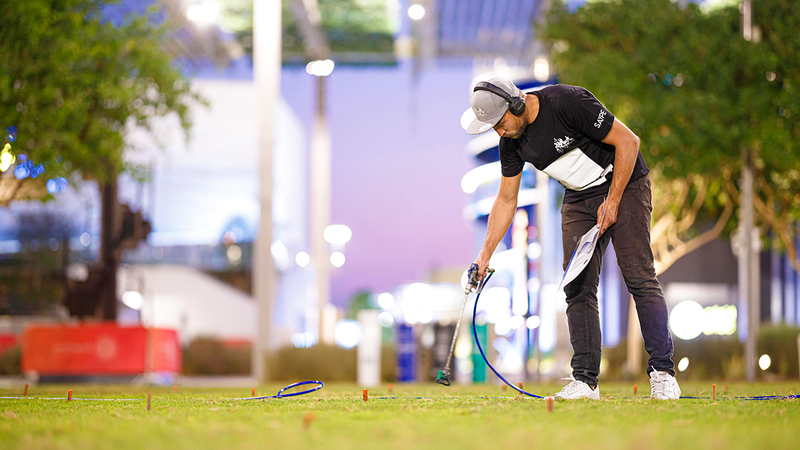 «سايب» بدأ الرسم في سن الـ14 من خلال الكتابة على الجدران.  من المصدر
