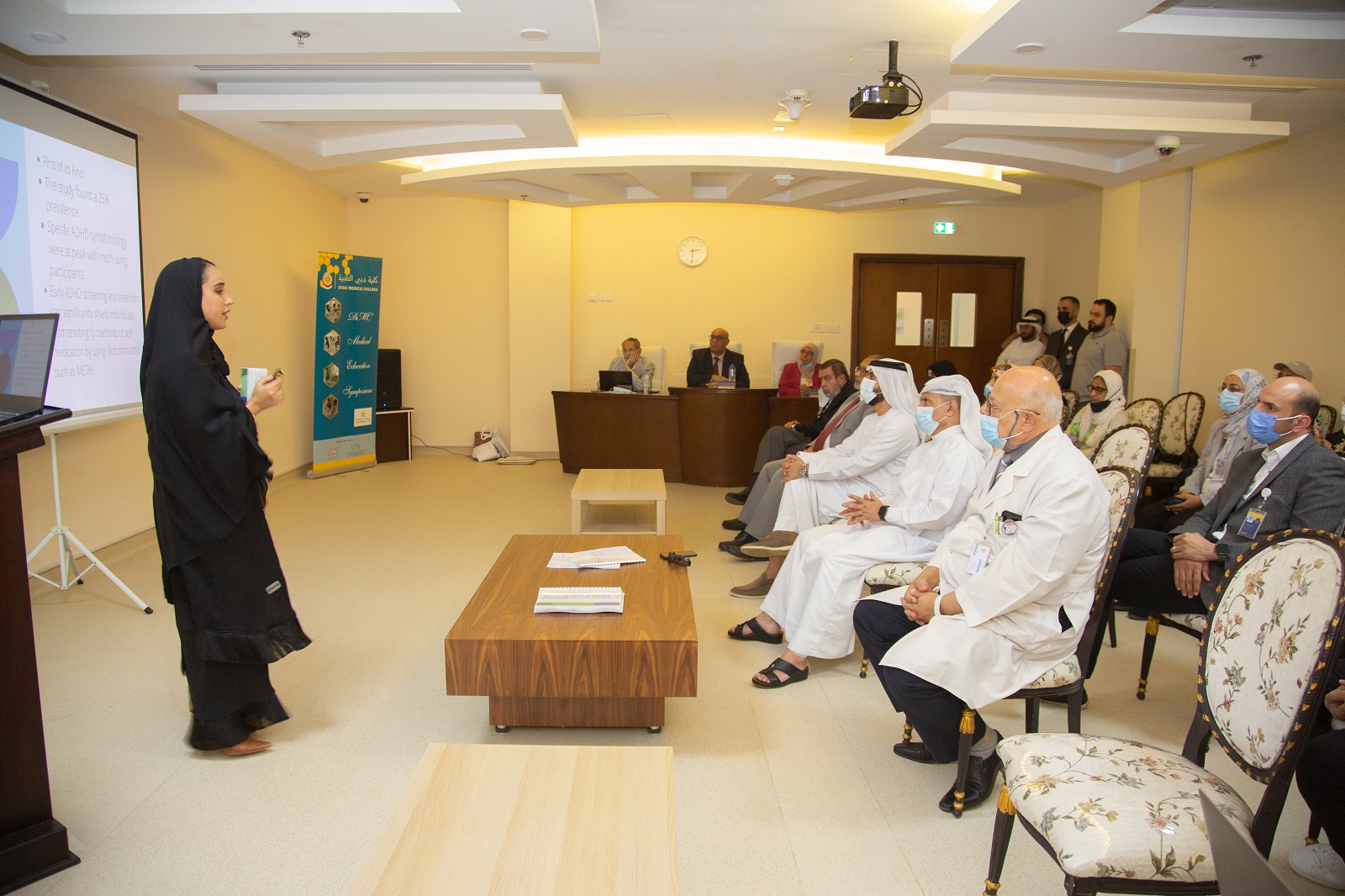 "Dubai Medical Center" graduates a batch of the Master's degree in