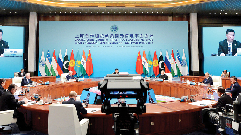 القمة الـ18 لمنظمة شنغهاي للتعاون وافقت على انضمام إيران للمنظمة.   غيتي
