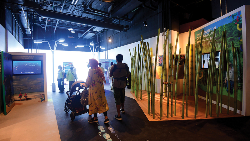 تجربة اكتشاف مميزة يتيحها الجناح لزوّاره.         تصوير: باتريك كاستيلو