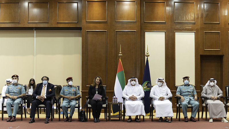 سيف بن زايد خلال استقباله وكيل الأمين العام للأمم المتحدة.    وام