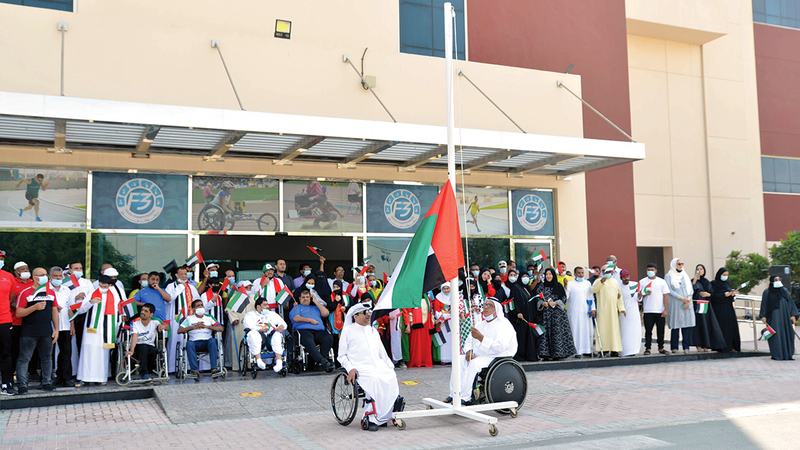 من احتفال نادي دبي لأصحاب الهمم.   من المصدر