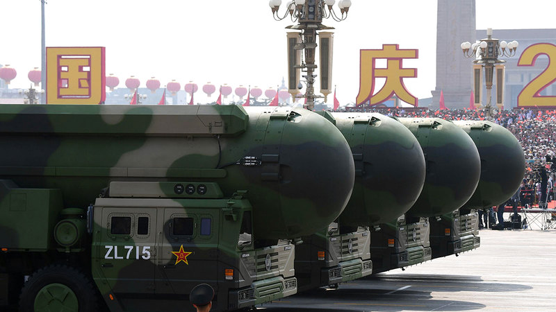 الصين تعكف على تطوير أسلحتها النووية باستمرار استعداداً للحرب.   غيتي