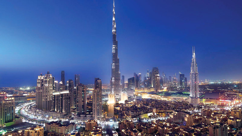 دبي أصبحت نموذجاً عالمياً يحتذى به في تنويع الاقتصاد وجاذبية السياحة.  أرشيفية