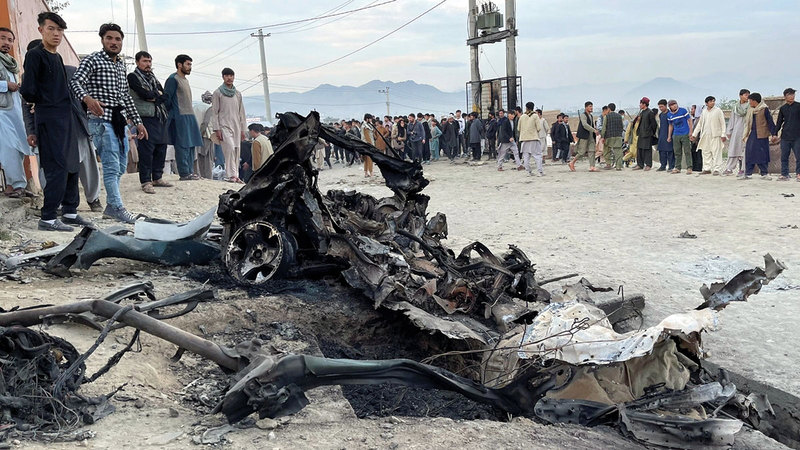 أحد التفجيرات الإرهابية التي قامت بها «طالبان» في كابول.   أرشيفية