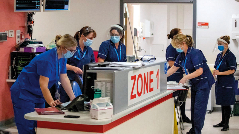 مناطق في بريطانيا تعاني نقصاً كبيراً في عدد المُعالجين.  أرشيفية