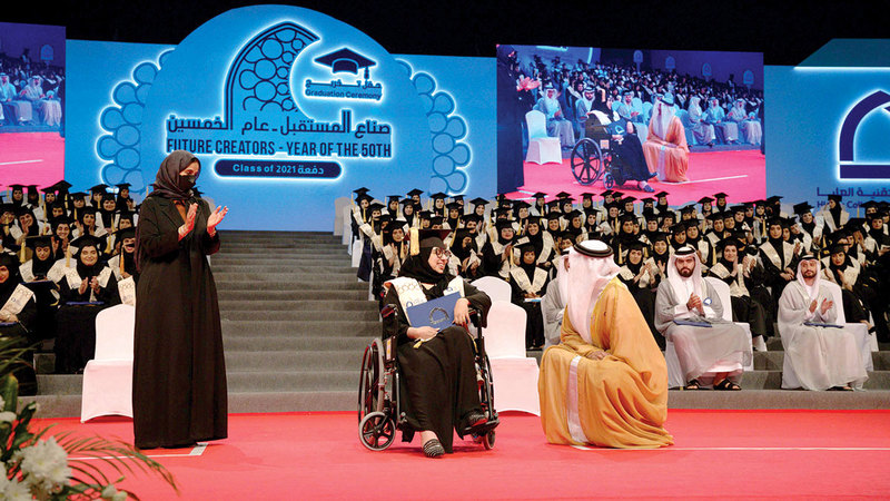 كليات التقنية تحتفل بتخريج 531 من طلبة "الإعلام التطبيقي والتربية" في إكسبو 2020 دبي