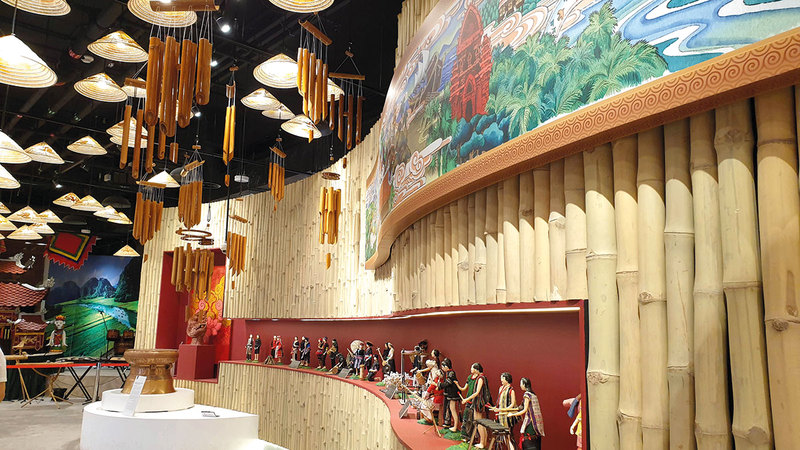 مقتنيات كست الجدران والأسقف.   من المصدر