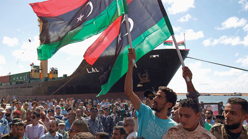 الشعب الليبي يطمح إلى الانعتاق من فترة الحرب الأهلية والعيش في سلام.   أرشيفية