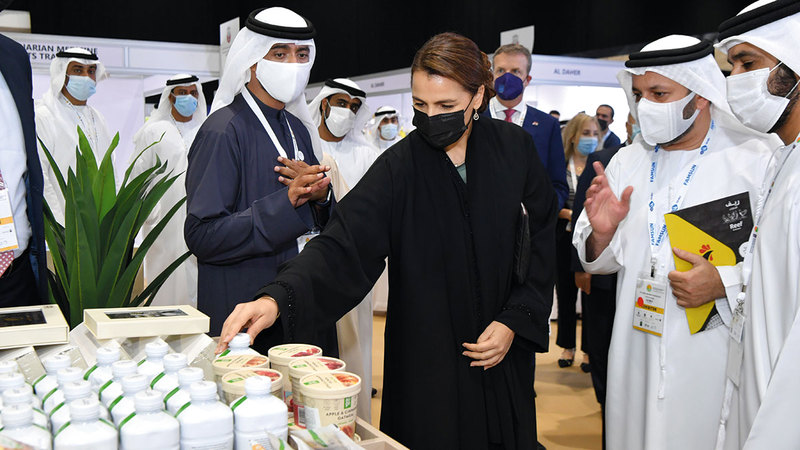 المهيري خلال افتتاح النسخة الأولى من «أسبوع أبوظبي للزراعة والأمن الغذائي».    من المصدر