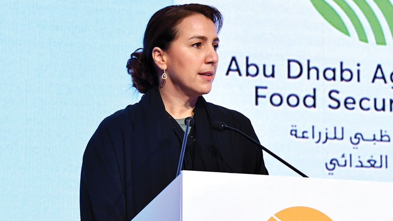 مريم المهيري: «الإمارات سبّاقة في وضع استراتيجيات فعالة لتعزيز قدرات إنتاج الغذاء بشكل مستدام».