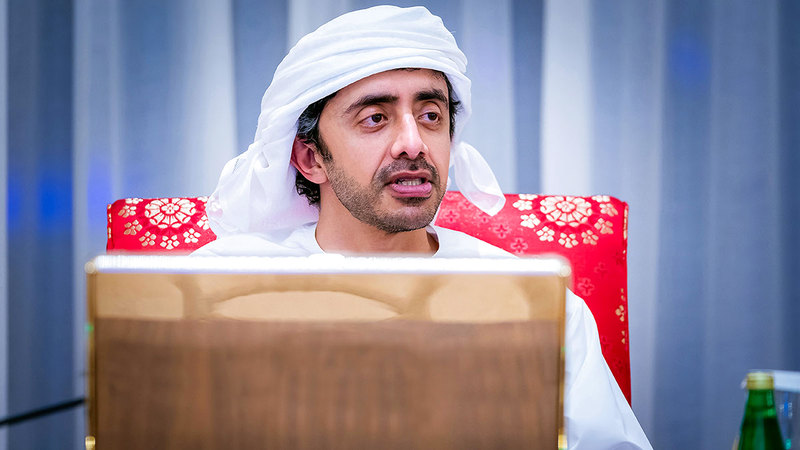 عبدالله بن زايد ترأس الاجتماع الـ 13 للجنة استراتيجية مواجهة غسل الأموال.  وام