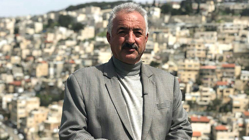 رئيس لجنة الدفاع عن أهالي سلوان فخري أبودياب.   الإمارات اليوم