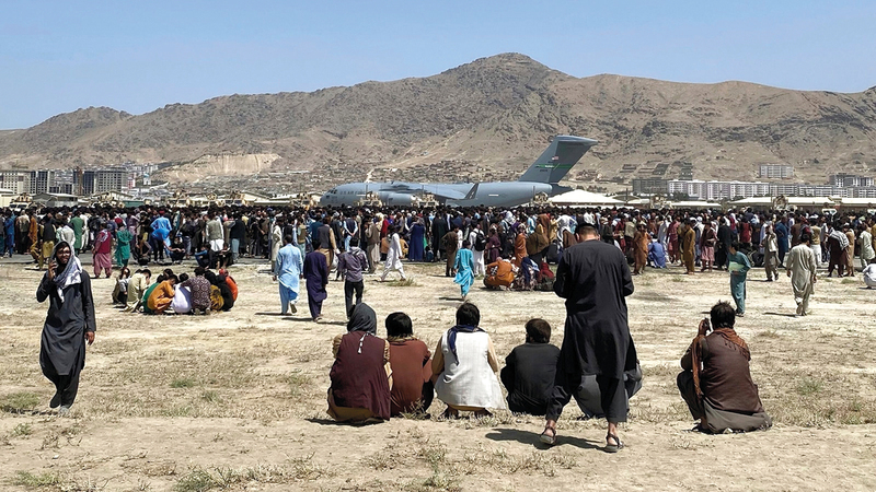 آلاف من الأفغان في انتظار الترحيل إلى أوروبا وأميركا.    أرشيفية