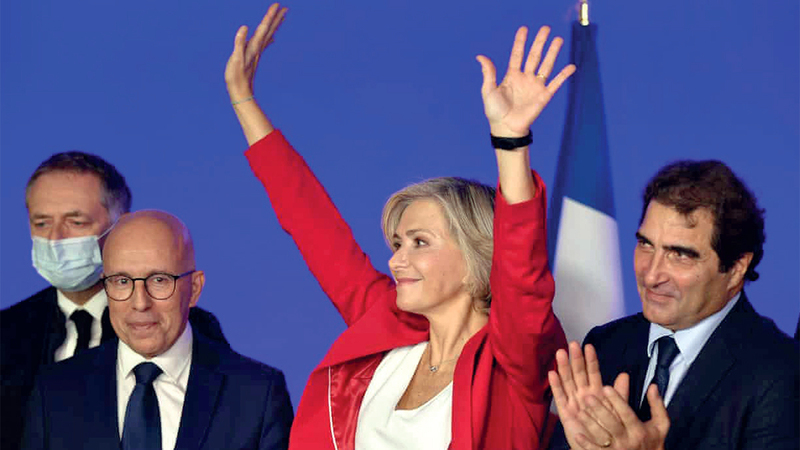 فاليري بيكريس تحتفل بترشيح حزبها لها للانتخابات الرئاسية.    من المصدر