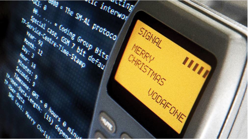 Digital currency payment.. The first text message in history for sale